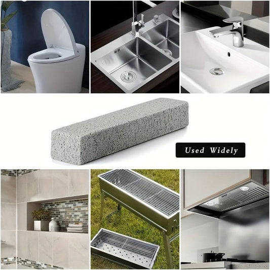 2pcs Pumice Cleaning Stone Toilet Bowl Cleaner Hard Water Ring Remover For Bath