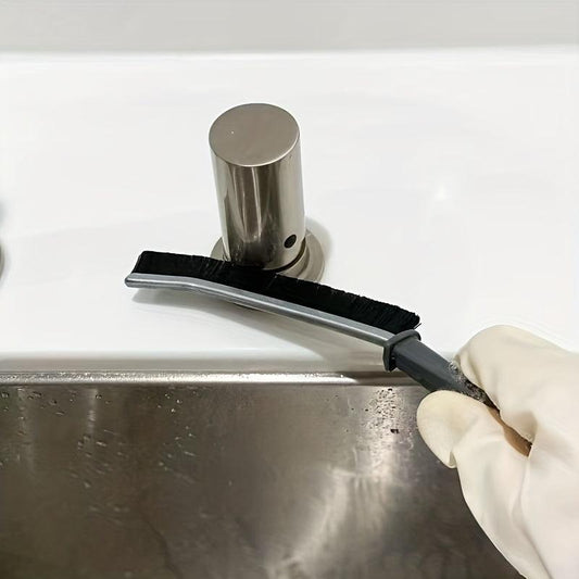 Thin Groove Cleaning Brush - Hard Bristle - Handheld Crevice Brush
