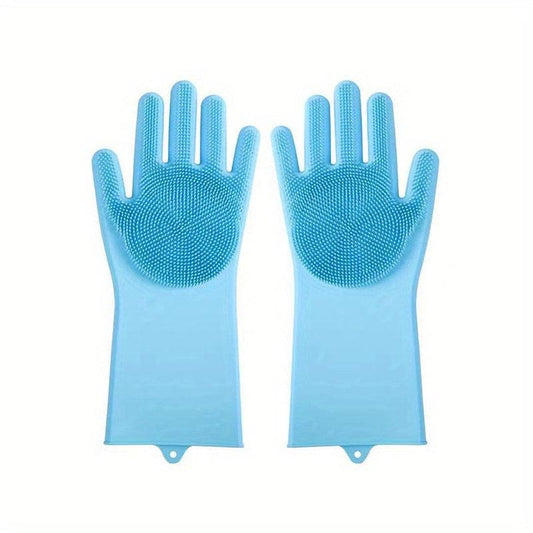 Silicone Dishwashing Gloves for Men and Women Household Cleaning