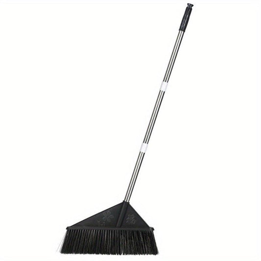 Garden Broom with Extra Broom Head for Outdoor Cleaning