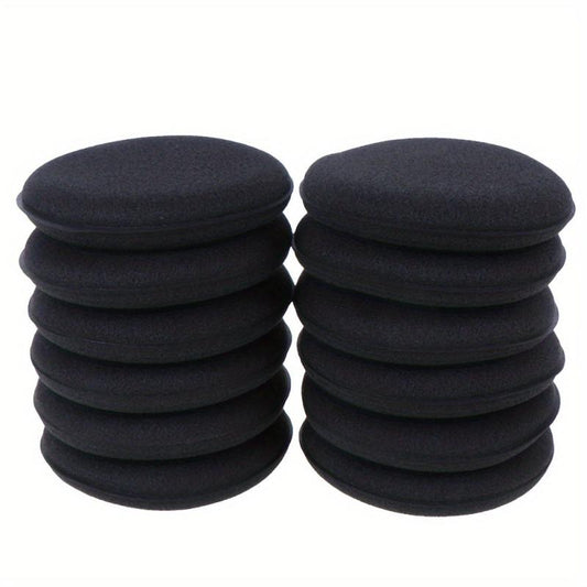 12pcs Microfiber Car Waxing Polishing Pads Auto Care Detailing Applicator