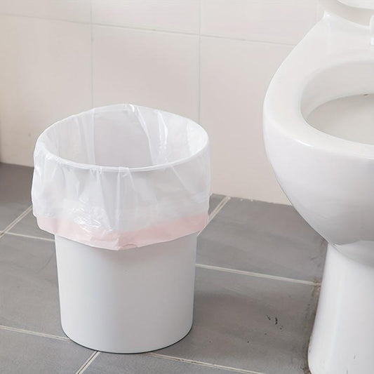 3 Rolls Drawstring Garbage Bags Thickened Kitchen Trash Bags Leak Proof Bin Line