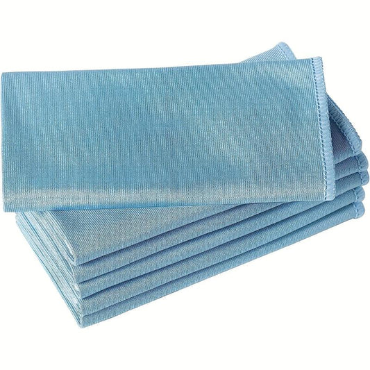 12pcs Microfiber Glass Cleaning Cloth Lint-Free for Window Glasses