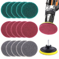 16pcs 4 Inch Drill Brush Tile Cleaning Kit for Bathroom Kitchen