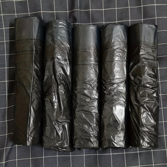60pcs 5roll Drawstring Garbage Bag Thickened Disposable Trash Bag