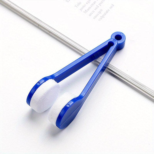 5/10pcs Portable Glasses Cleaning Rub Microfiber Cleaner Brushes