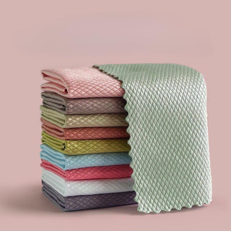 5pcs Random Water Absorbing Glass Cleaning Cloth