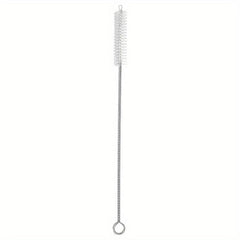 2pcs Stainless Steel Nylon Straw Brush Set Cleaning Supplies