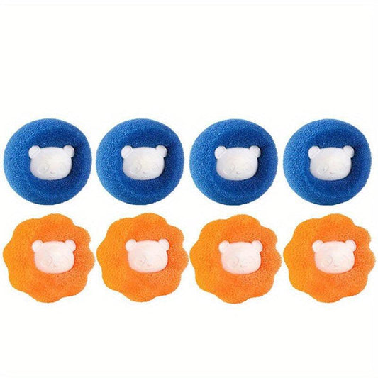 8pcs Laundry Ball Kit Reusable Hair Remover Cleaning Lint