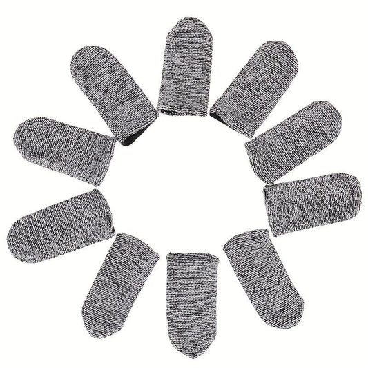 1 Pair Finger Cots Reusable Anti-cut Protection Fingertip Cover Set Of 2