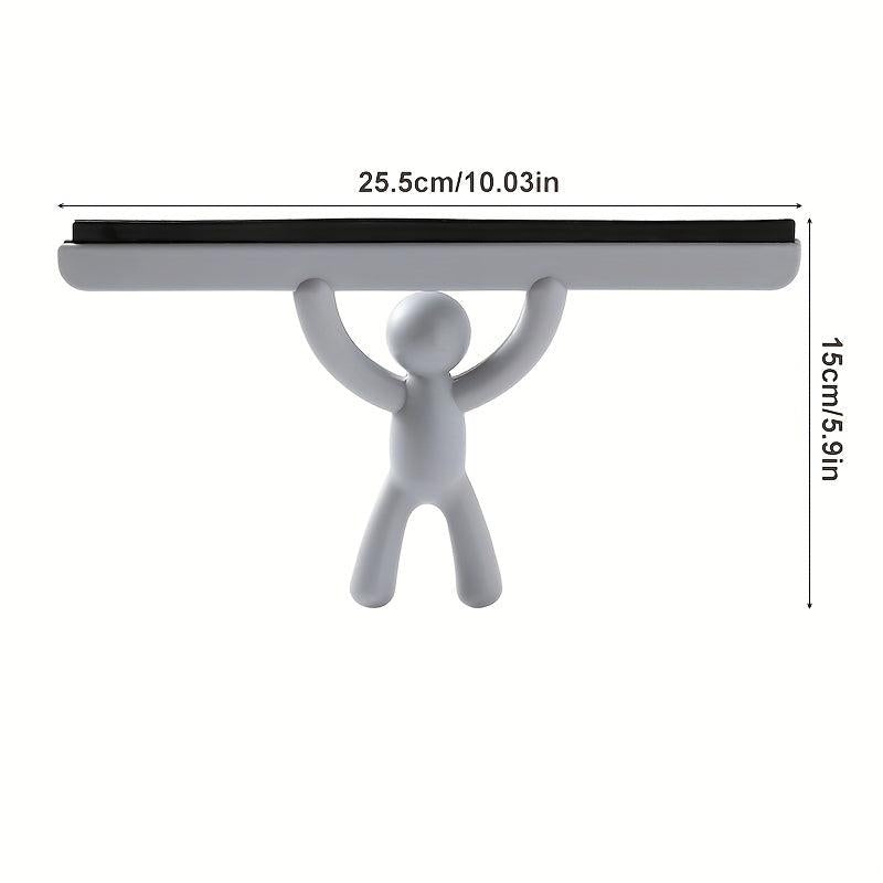 Handheld Glass Wiper Shower Squeegee Water Removal Scraper