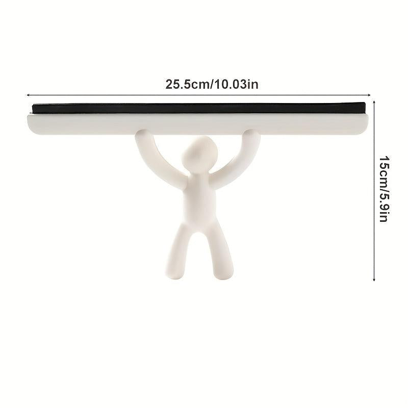 Handheld Glass Wiper Shower Squeegee Water Removal Scraper