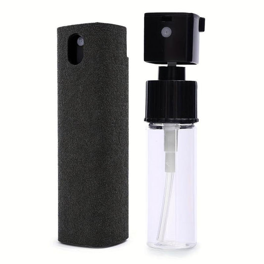 2in1 Microfiber Screen Cleaner Spray & Cloth Set for Phone Tablet Computer