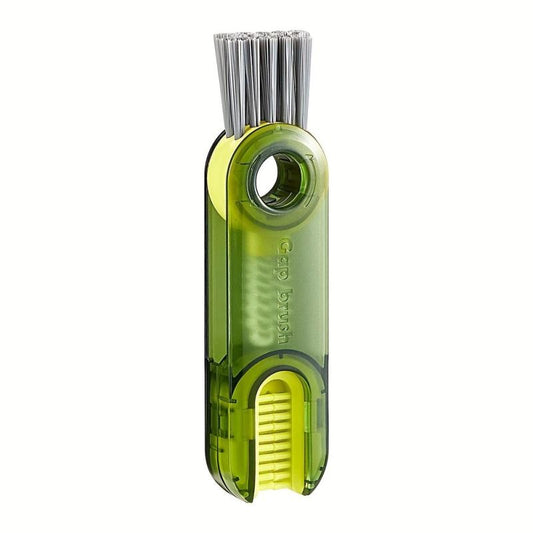 Plastic Cleaning Brush Cup Cover 3-in-1 Multifunctional Hard Bristle Clean Lid