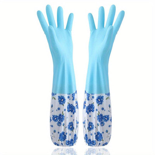 Kitchen Dishwashing Gloves Latex Rubber Gloves Durable Waterproof Gloves