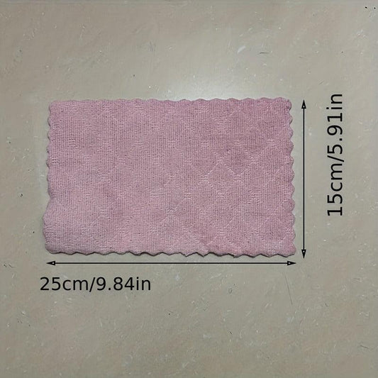 10pcs Microfiber Cleaning Cloth Reusable Household Rag Kitchen Towel