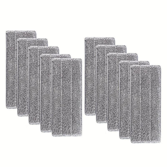 10pcs Microfiber Mops Heads Washable Reusable Cleaning Pads