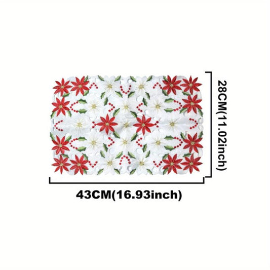 1pc Christmas Printed Tablecloth Party Table Decoration
