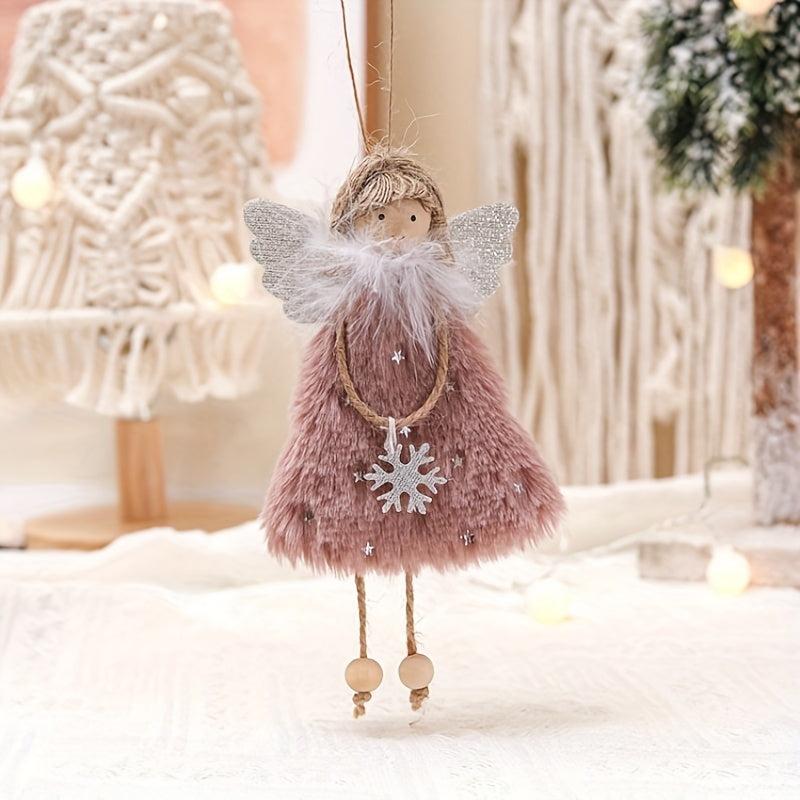 Christmas Doll Pendant Angel Girl for Tree Decoration