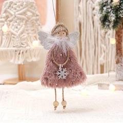 Christmas Doll Pendant Angel Girl for Tree Decoration
