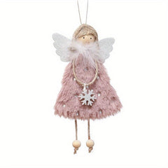 Christmas Doll Pendant Angel Girl for Tree Decoration
