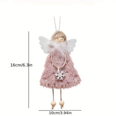 Christmas Doll Pendant Angel Girl for Tree Decoration