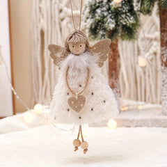 Christmas Doll Pendant Angel Girl for Tree Decoration