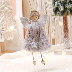 Christmas Doll Pendant Angel Girl for Tree Decoration