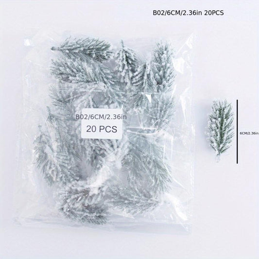 Flocked Plants Branches for Wedding Home Party Decor DIY Christmas Tree