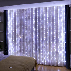 Curtain LED String Lights Christmas Decoration Remote Control