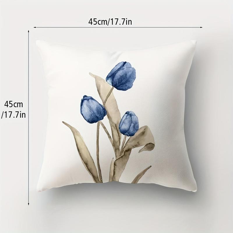 4pcs Linen Cushion Cover Home Decor Room Decor