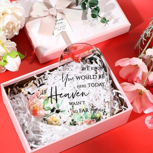 Heart Acrylic Sign Love Memories Wedding Memorial Table Decor