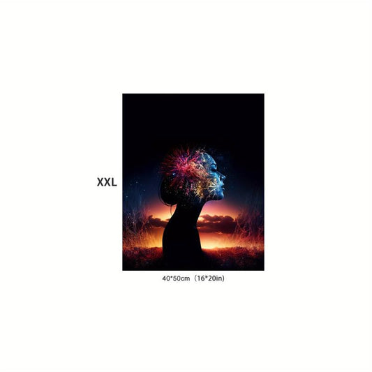 Canvas Poster Modern Art Minimalist Living Room Starry Sky Decor