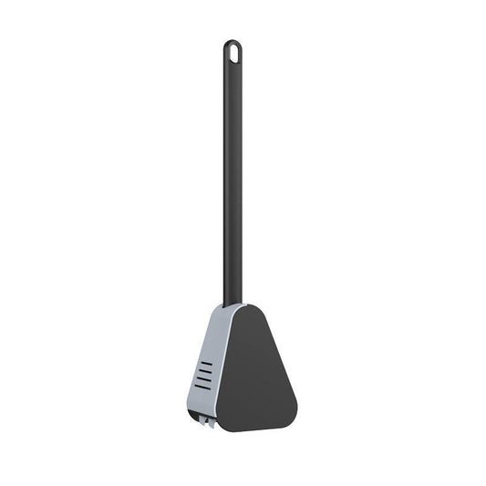 Long Handle Toilet Brush with Golf Silicone Head & Wall Mounted Base