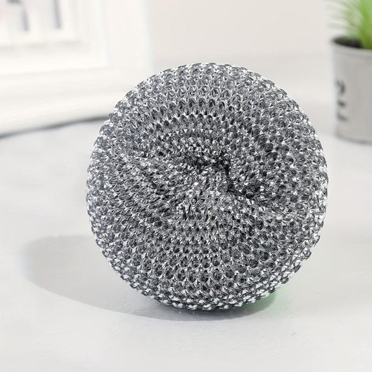 1pc Pan Washing Wire Ball Pot Brush Kitchen Steel Cleaning Brush