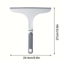2pcs Shower Squeegee Glass Wiper Water Removal Scraper