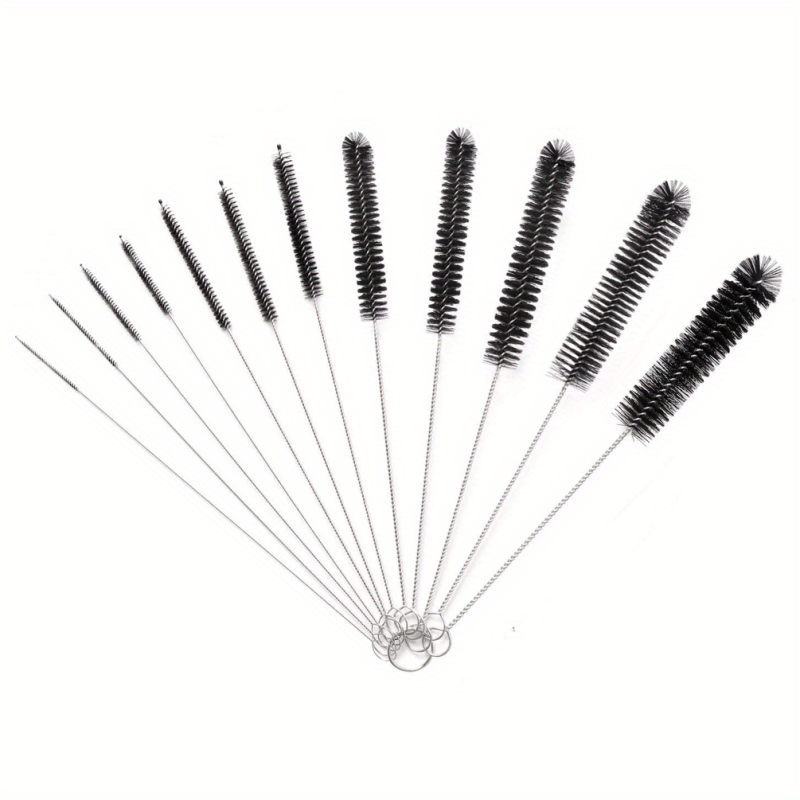12pcs Reusable Straw Cleaning Brushes Long Straw Cleaning Brush