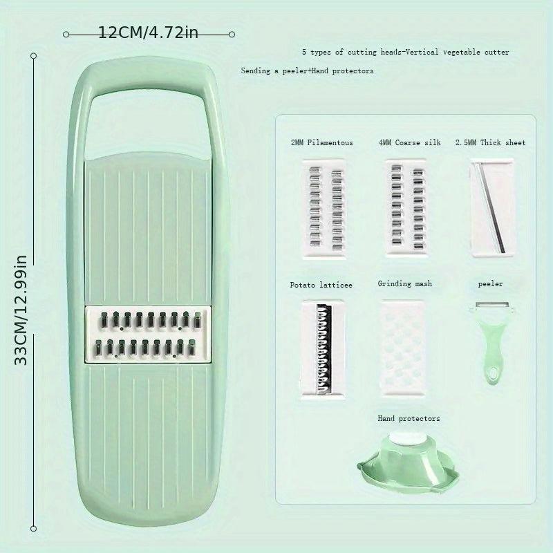 Stainless Steel Vegetable Cutter Potato Grinder Cucumber Slicer
