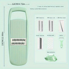 Stainless Steel Vegetable Cutter Potato Grinder Cucumber Slicer