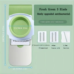 Stainless Steel Vegetable Cutter Potato Grinder Cucumber Slicer