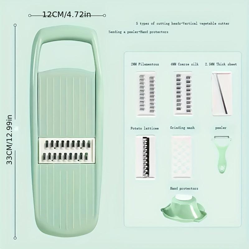 Stainless Steel Vegetable Cutter Potato Grinder Cucumber Slicer