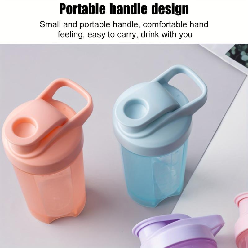 Protein Shaker Bottle 16.9oz Leak Proof Blender Bottle Fitness Milkshake