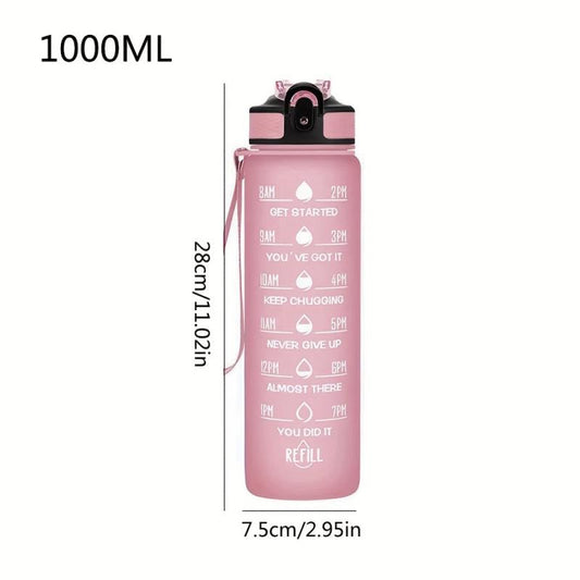 1L Motivational Water Bottle Sports Cup