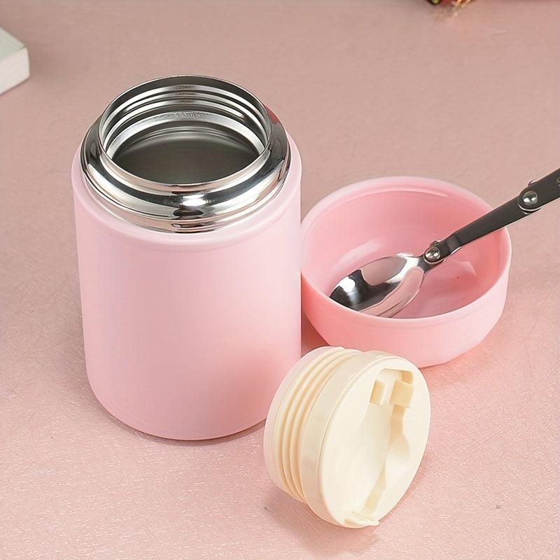 500ml Insulated Food Jar Stainless Steel Thermal Lunch Container