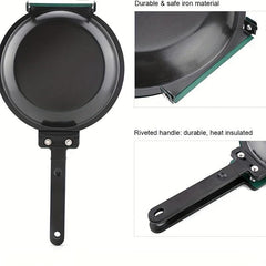 Steel Double Pan Perfect Pancake Maker Nonstick Flip Pan