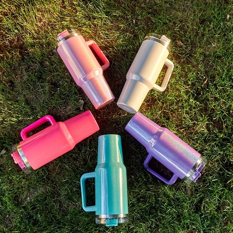40oz Stainless Steel Water Tumbler with Lid and Straw