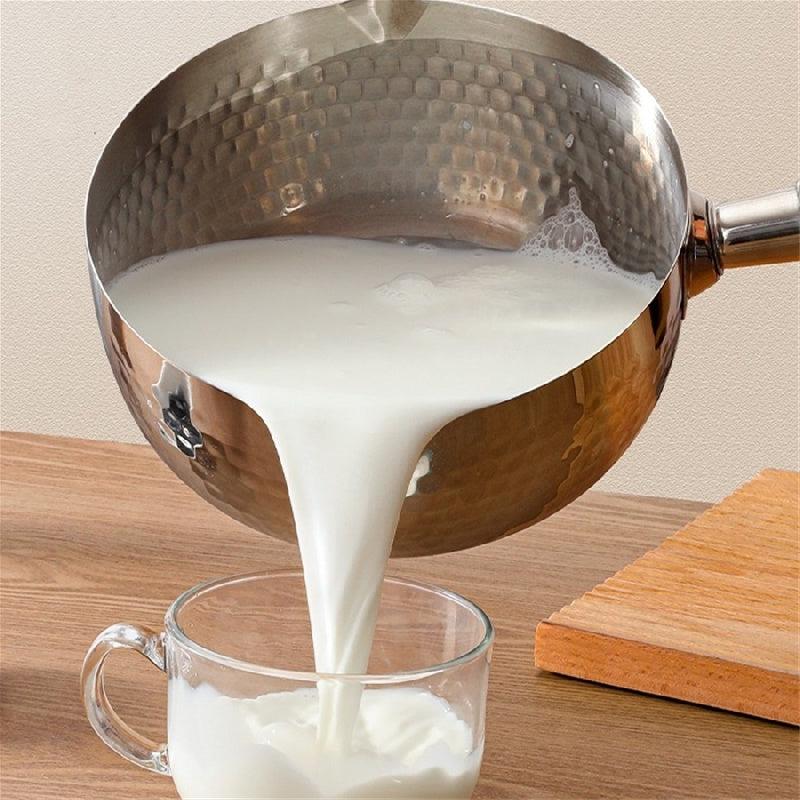 Nonstick Stainless Steel Yukihira Pan Small Sauce Pot Traditional Japanese Sauce