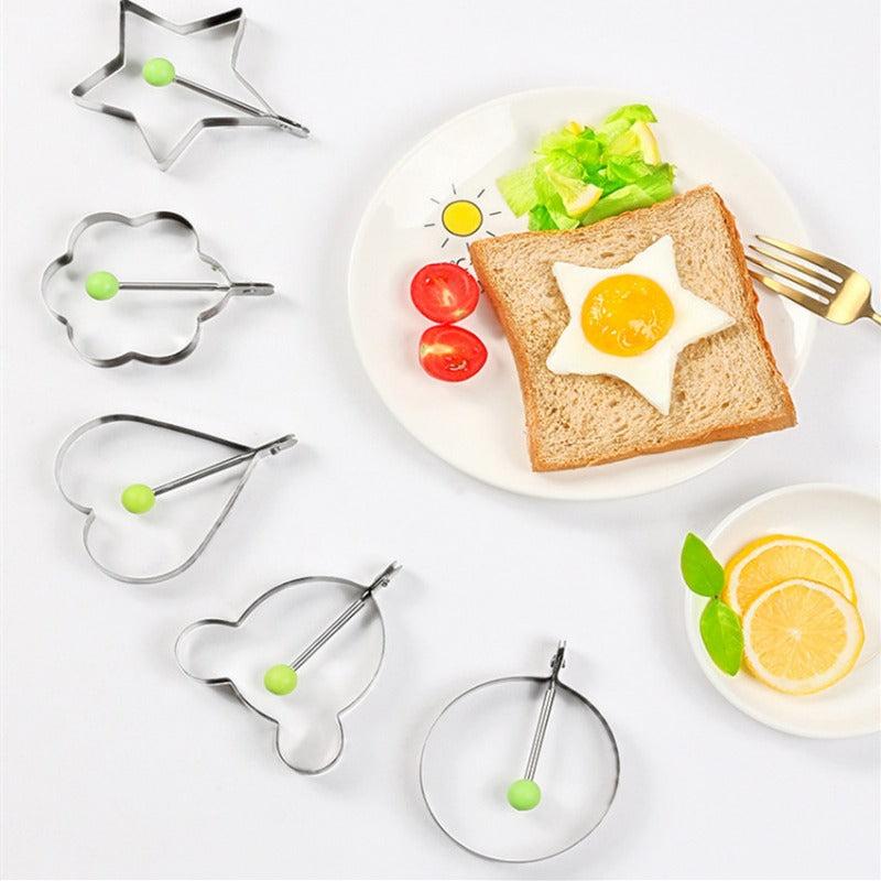 Stainless Steel Egg Mold Pancake Maker Cooking Ring With Handle
