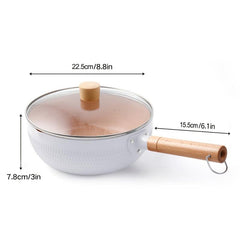 Aluminum Saucepan With Lid 18 20 Aluminum Alloy Sauce Pan