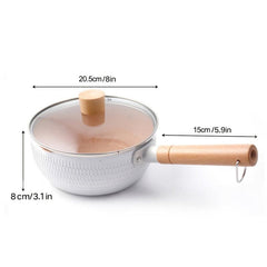 Aluminum Saucepan With Lid 18 20 Aluminum Alloy Sauce Pan